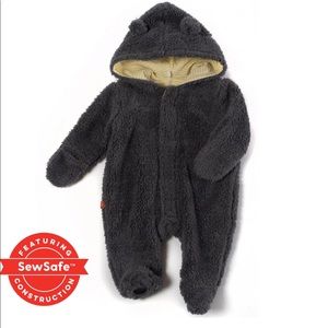 Steel Fleece Magnetic Snowsuit Bunting Pram 3-6mo